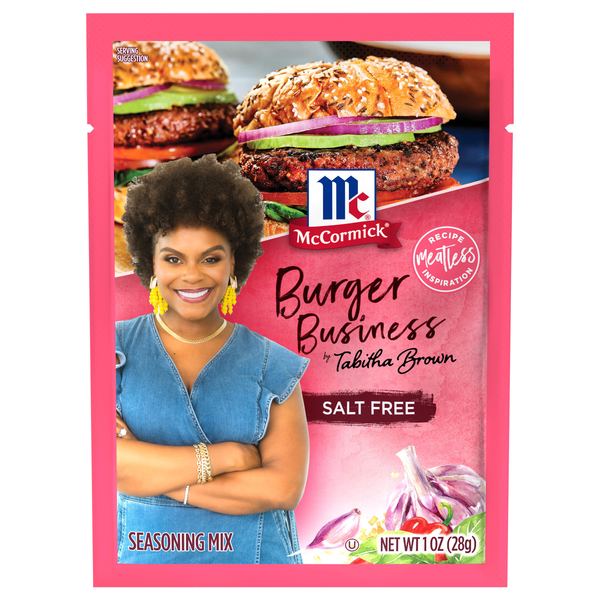 McCormick Burger Business by Tabitha Brown Salt Free Seasoning Mix Packet