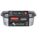 Rubbermaid Brilliance Plastic Container with Lid 3.2 Cups
