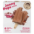 JonnyPops Minis Chocolate Fudge Cream Pops - 6 ct