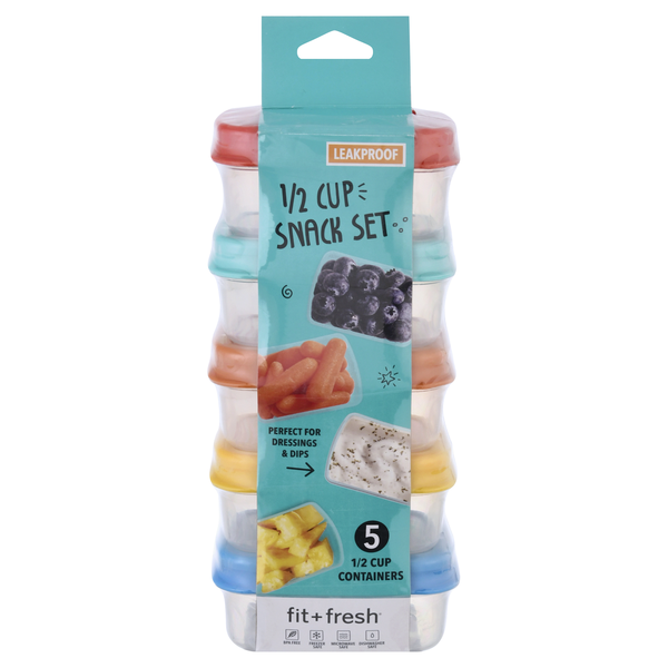 Fit & Fresh Snack N' Stack Container Set