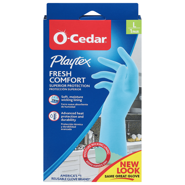 Playtex Fresh Comfort Disposable Gloves Large