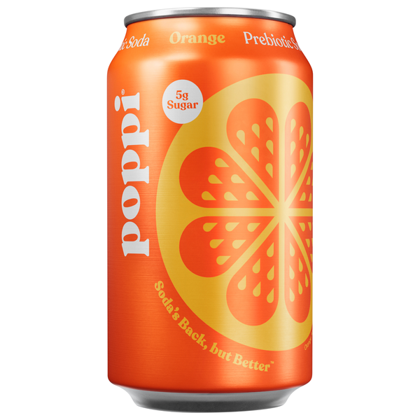 Poppi Prebiotic Orange Soda