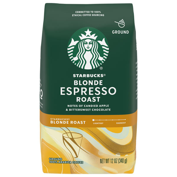 Starbucks Blonde Espresso Light Roast Ground Coffee