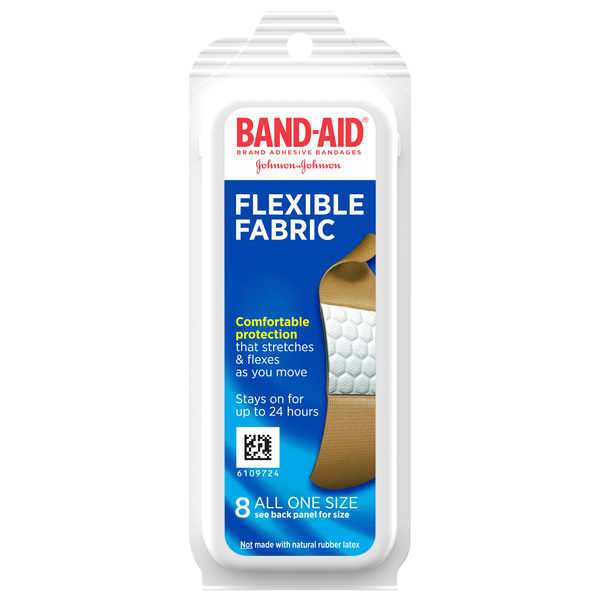 Band-Aid Bandages Flexible Fabric 3/4 x 3 Inch