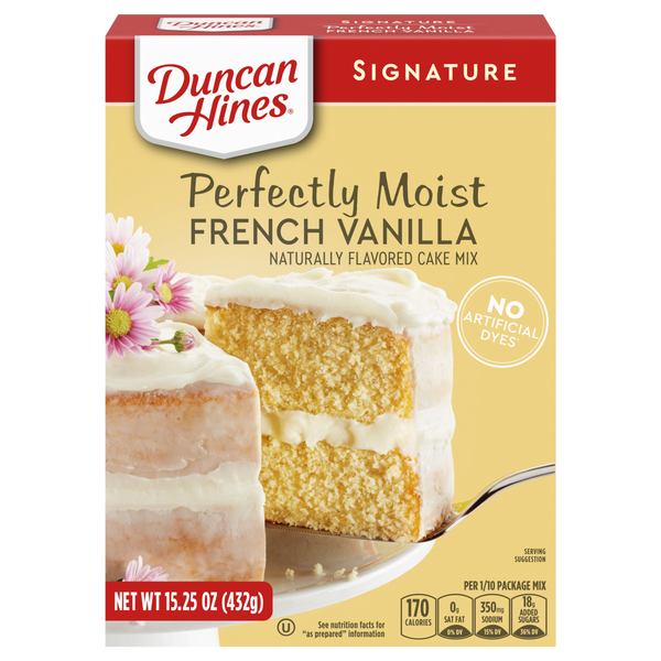 Duncan Hines Signature Perfectly Moist French Vanilla Cake Mix
