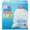 Stop & Shop Lavender Tall Kitchen Drawstring Trash Bags Scent 13 Gallon