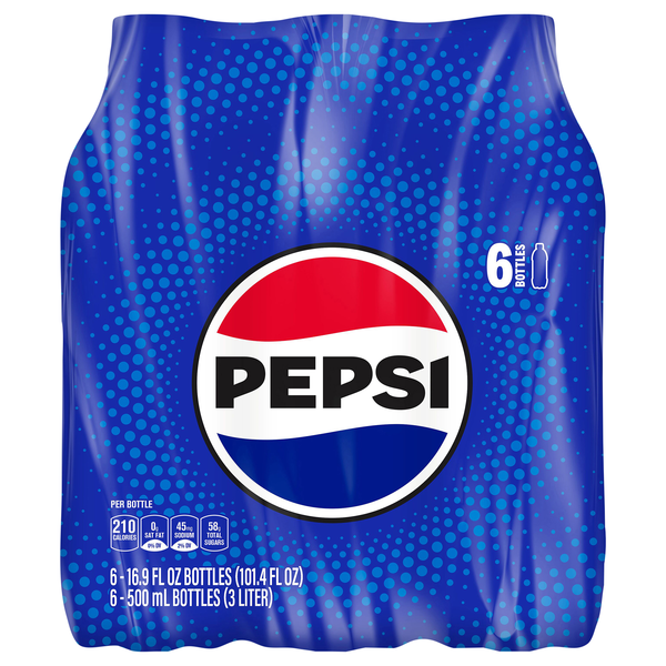Pepsi Cola Soda - 6 pk