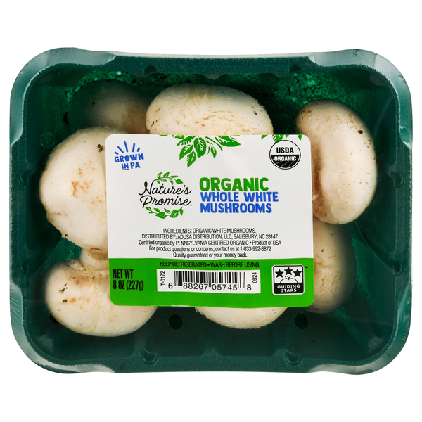 Nature's Promise Organic Whole White Mushrooms