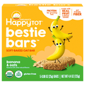 Happy Tot Organics Fiber & Protein Banana & Carrots Oat Bars - 5 ct