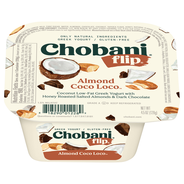 Save on Chobani Flip Greek Yogurt Almond Coco Loco Low Fat Order Online