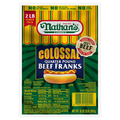 Nathan's Famous Colossal Quarter Pound Beef Franks Family Pack - 8 ct
