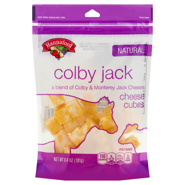 Hannaford Colby Jack Cheese Cubes