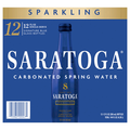 Saratoga Sparkling Carbonated Spring Water - 12 pk