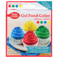 Betty Crocker Classic Red Green Blue & Yellow Gel Food Colors - 4 ct