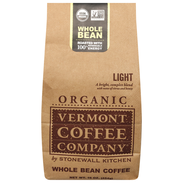 Vermont Coffee Company Organic Light Roast Whole Bean Coffee