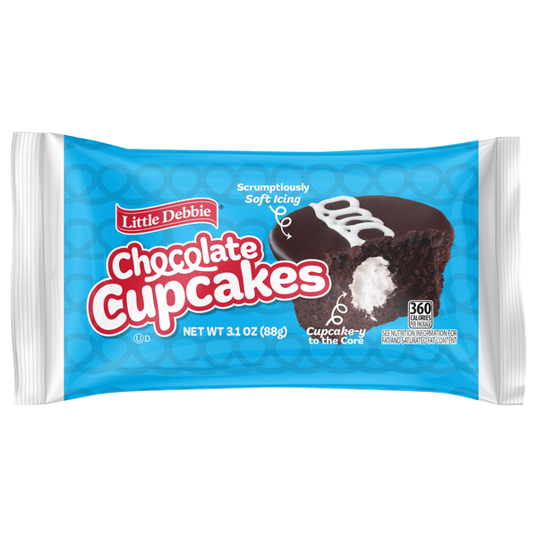 Little Debbie Chocolate Cupcakes - 2 ct
