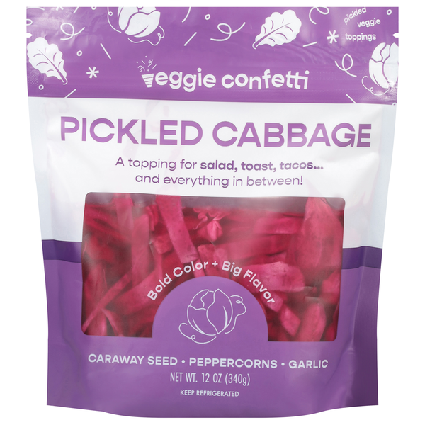 Veggie Confetti Pickled Cabbage