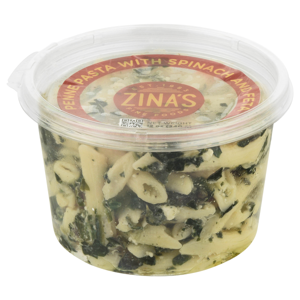 Zina's Deli Penne Pasta with Spinach & Feta