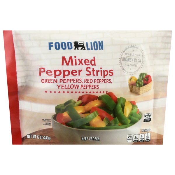 Food Lion Mixed Pepper Strips Frozen