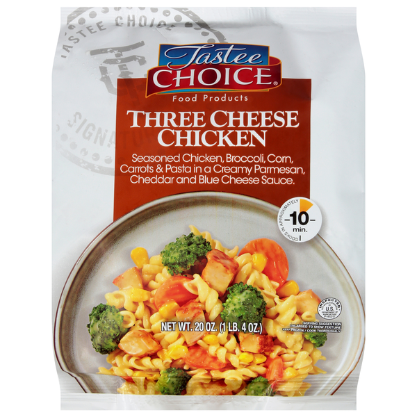 Tastee Choice Three Cheese Chicken Frozen Skillet Meal
