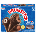 Nestle Drumstick We Love Chocolate Cookie Dipped Dairy Dessert Cones 8 ct
