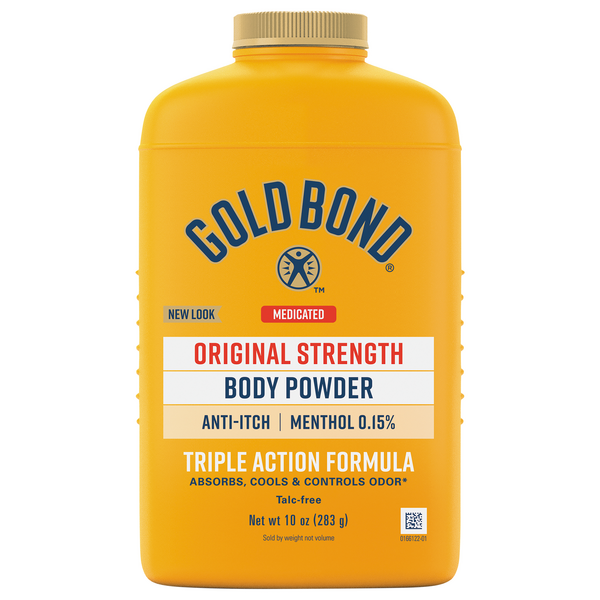 Gold Bond Medicated Body Powder Original Strength Talc-Free