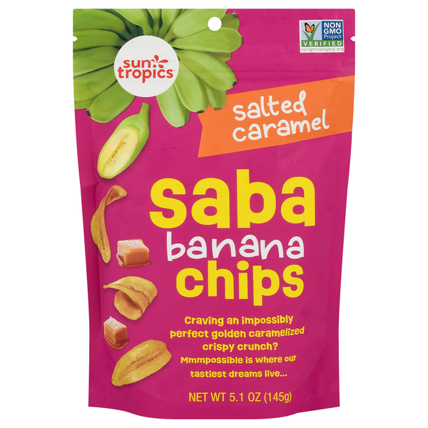 Save on Sun Tropics Island Saba Banana Chips Salted Caramel Order