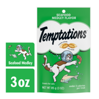 Temptations Seafood Medley Flavor Crunchy & Soft Cat Treats
