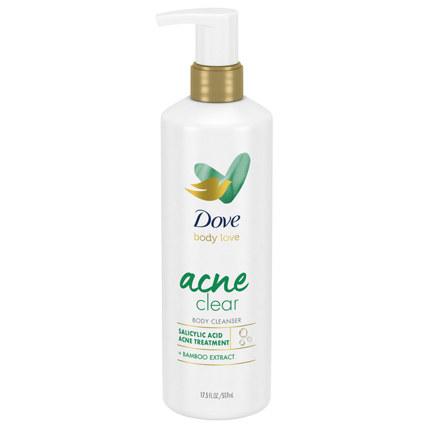 Save on Dove Body Love Acne Clear Body Cleanser Order Online Delivery