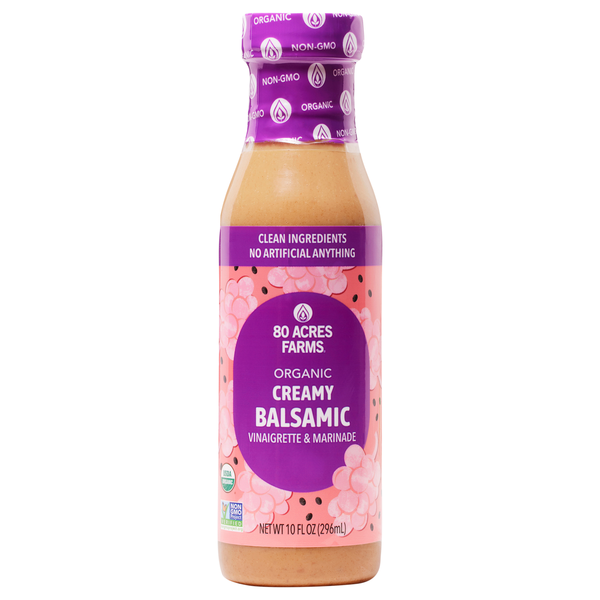 80 Acres Farms Organic Creamy Balsamic Vinaigrette & Marinade