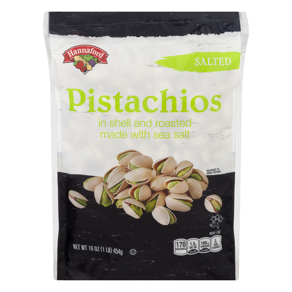 Hannaford Pistachios Salted