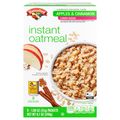 Hannaford Lower Sugar Apples & Cinnamon Instant Oatmeal - 8 ct