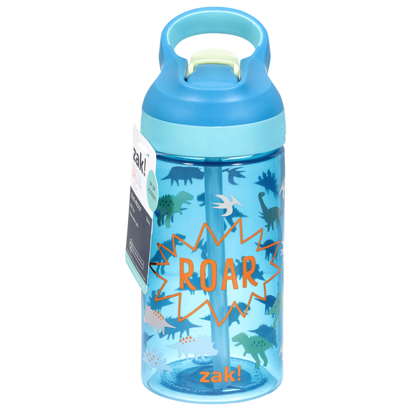 Zak! Everyday Smiles Leak-Proof Bottle Dinosaur Roar 16 oz
