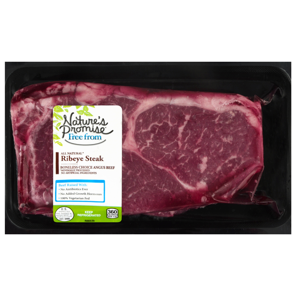 Nature's Promise All Natural Ribeye Steak Fresh