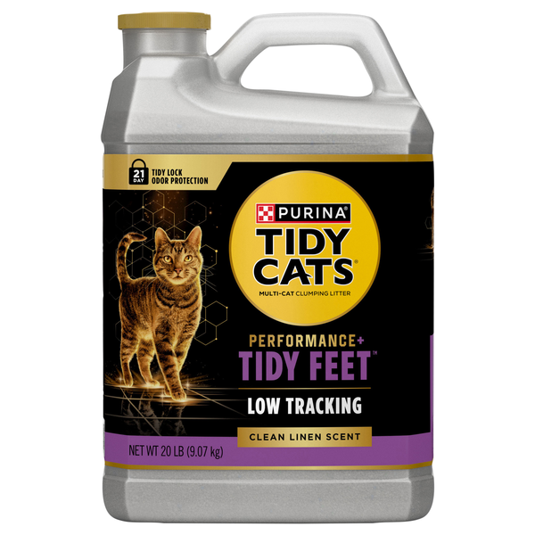 Tidy Cats Tidy Feet Clean Linen Scent Low Tracking Cat Litter