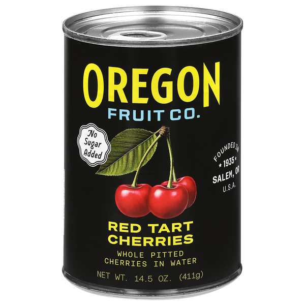 Oregon Whole Pitted Red Tart Cherries in Water