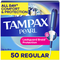 Tampax Pearl Unscented Regular Tampons Jumbo