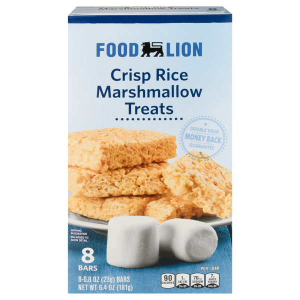 Food Lion Crisp Rice Marshmallow Treats - 8 ct