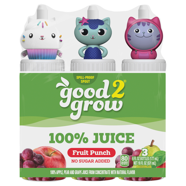good2grow 100% Fruit Punch Juice - 3 pk