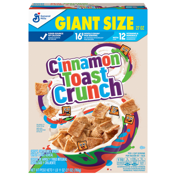 Cinnamon Toast Crunch Cereal Giant Size