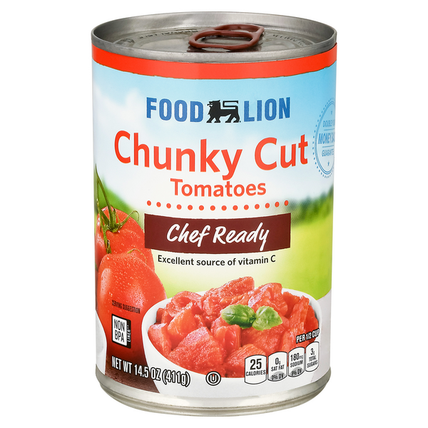 Save on Food Lion Chef Ready Tomatoes Chunky Cut Order Online Delivery