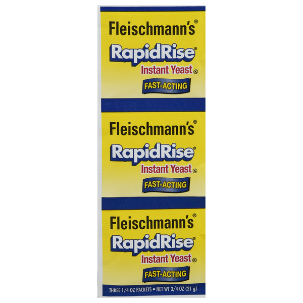 Fleischmann's Rapid Rise Instant Yeast Packets - 3 ct