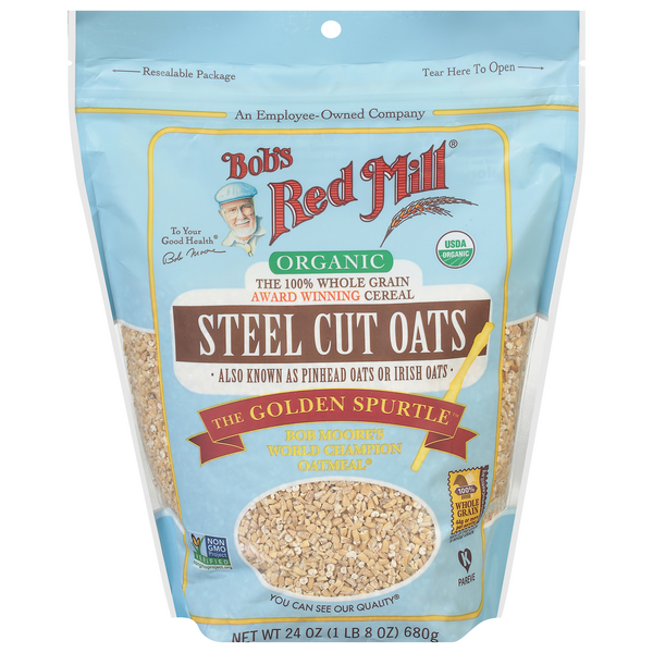 bob's red mill organic steel cut oats glyphosate