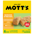 Mott's Banana Streusel Soft Baked Bars - 6 ct