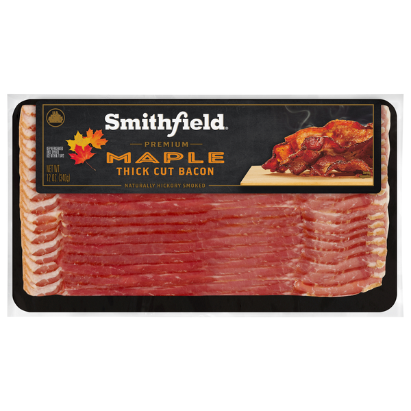 Smithfield Premium Maple Thick Cut Bacon Sliced