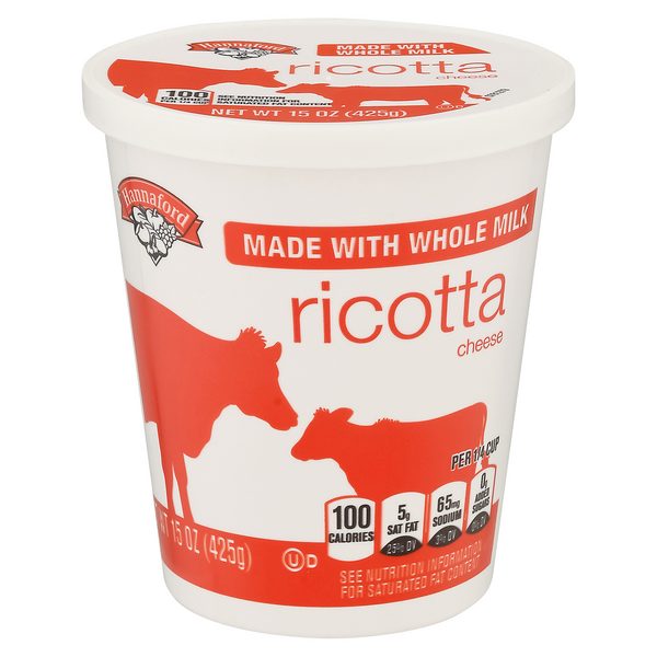 Hannaford Whole Milk Ricotta Cheese