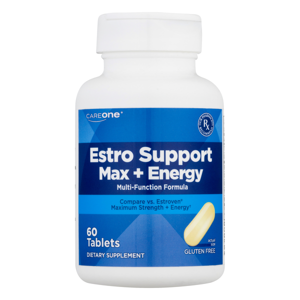 CareOne Gluten Free Estro Support Max + Energy Tablets