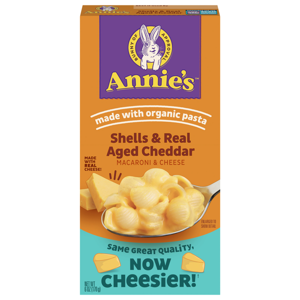 Annie's Macaroni & Cheese Shells & Real Aged Cheddar