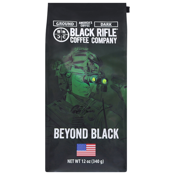 Black Rifle Coffee Company Beyond Black Dark Roast Ground Coffee