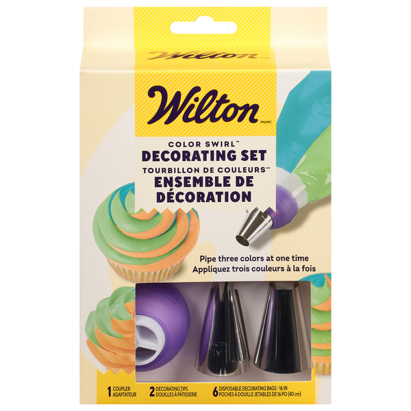 Wilton Color Swirl Decorating Set with Bags & Tips